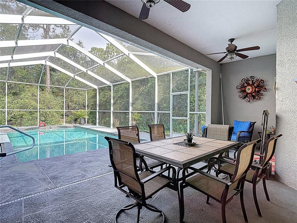 Dining room, Glass Ceilings, Interior, Pool, Sun Room