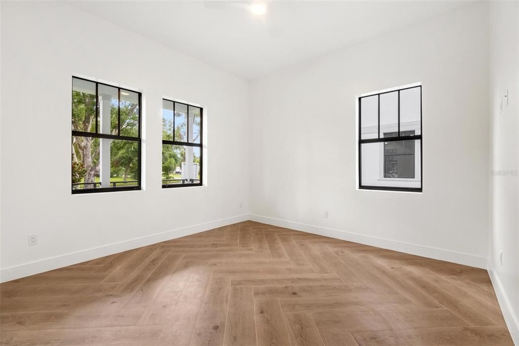 Empty room, Interior, Wood Texture Flooring