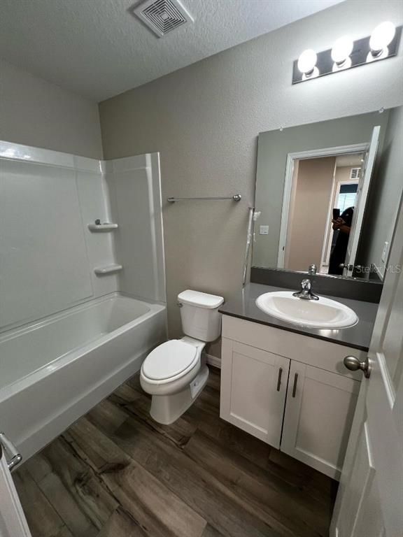 Bathroom, Interior, Wood Texture Flooring