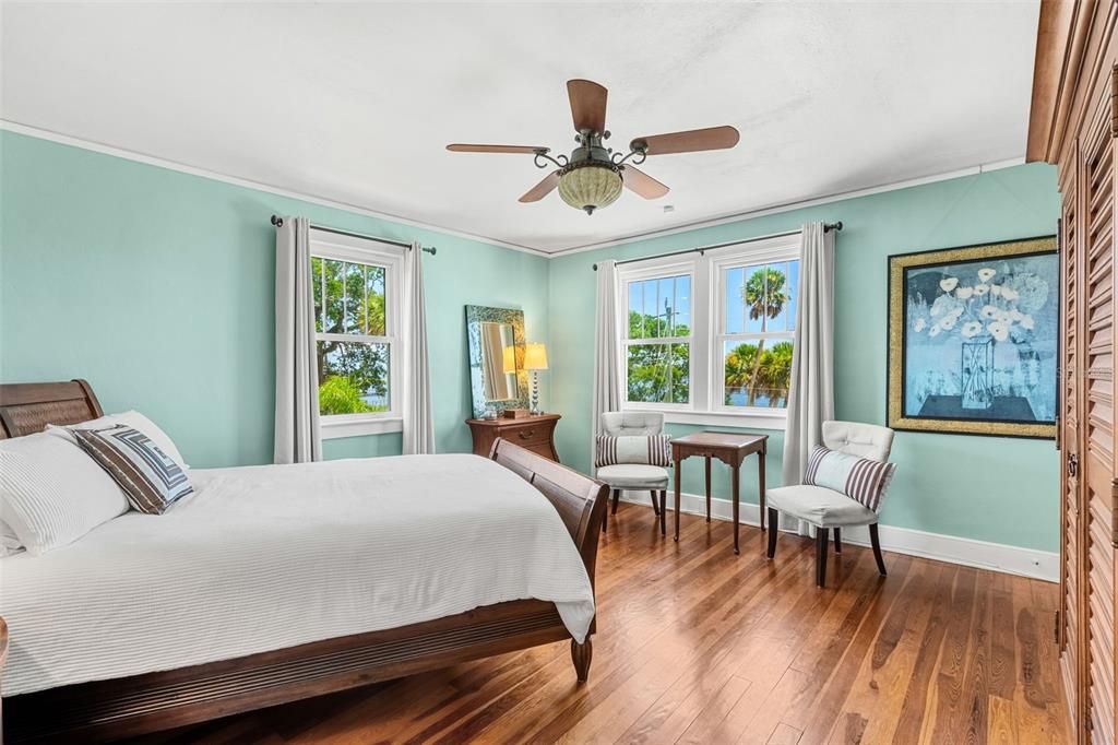 Bedroom, Interior, Wood Texture Flooring