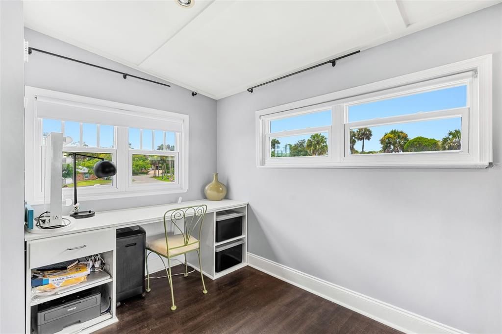 Home Office, Interior, Wood Texture Flooring