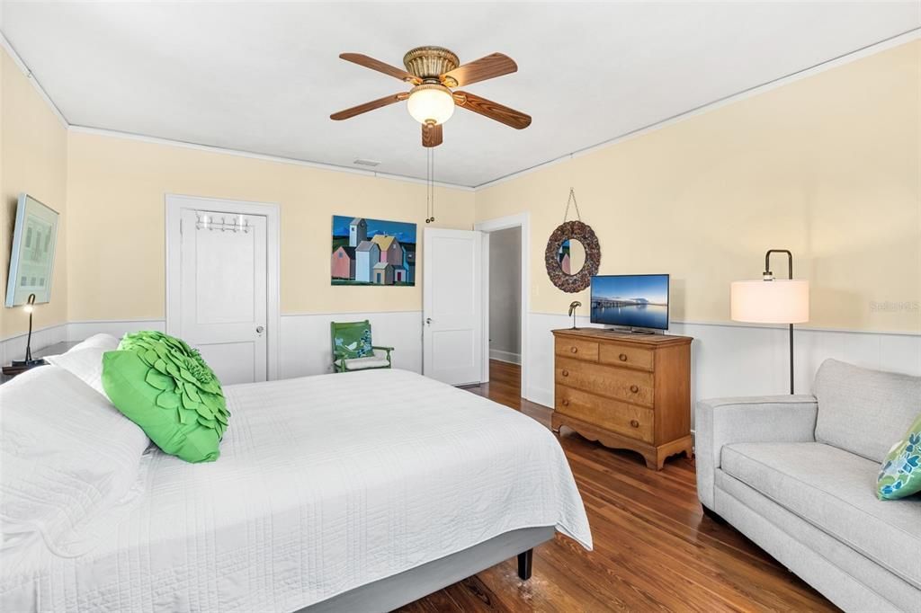 Bedroom, Interior, Wood Texture Flooring