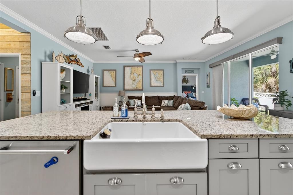 Interior, Kitchen, Living room, Pendant Lights