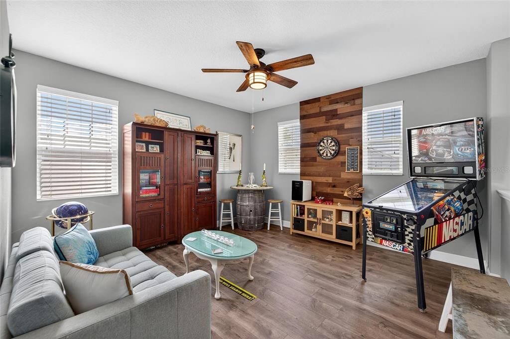 Interior, Living room, Wood Texture Flooring, Wooden Walls