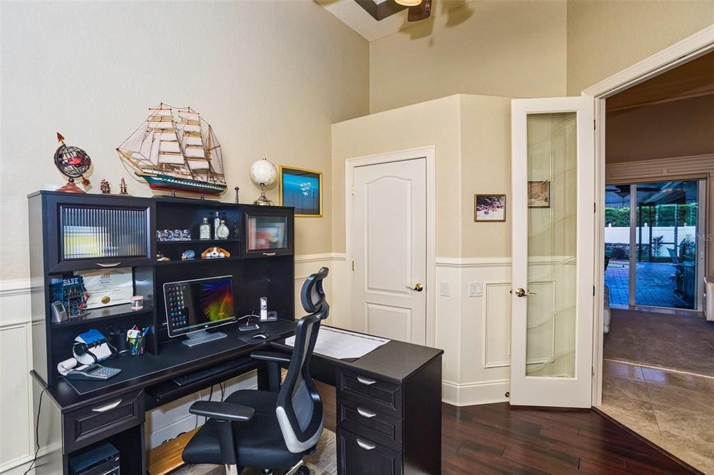 Home Office, Interior, Wood Texture Flooring