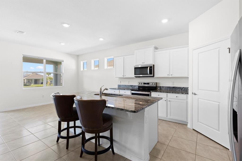 Interior, Kitchen, Recessed Lighting, Stainless Steel Appliances