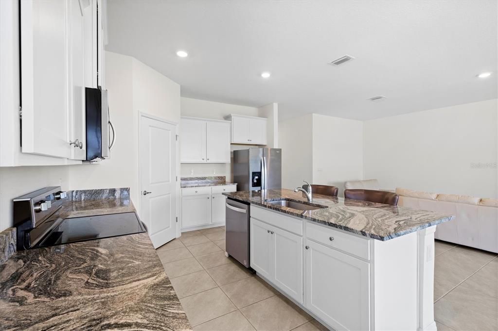 Interior, Kitchen, Recessed Lighting, Stainless Steel Appliances