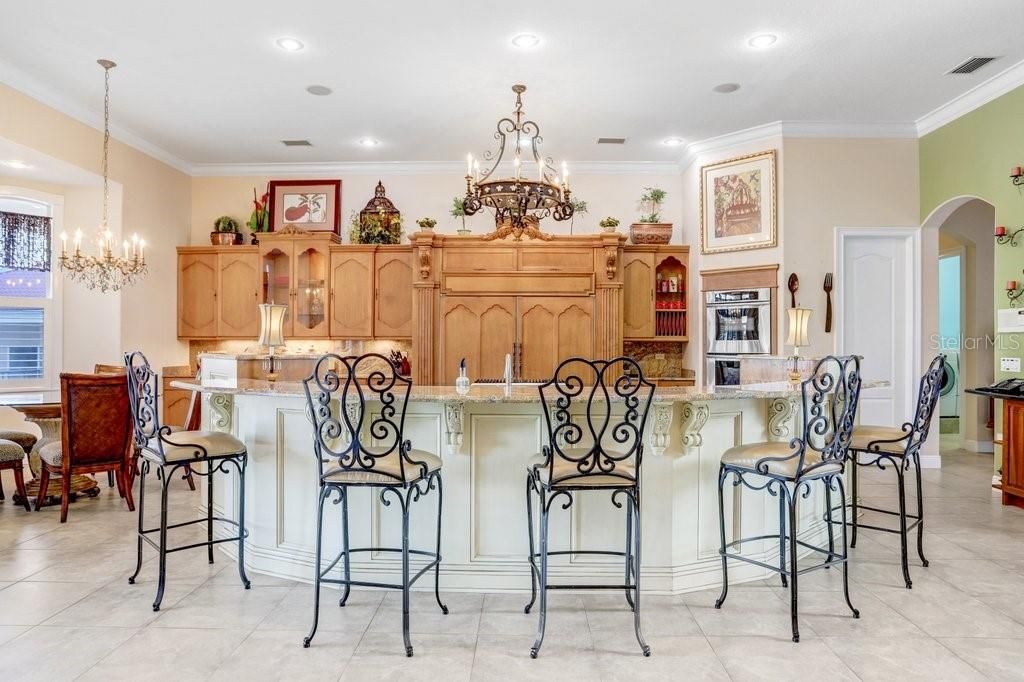 Chandelier, Dining room, Interior, Kitchen, Recessed Lighting