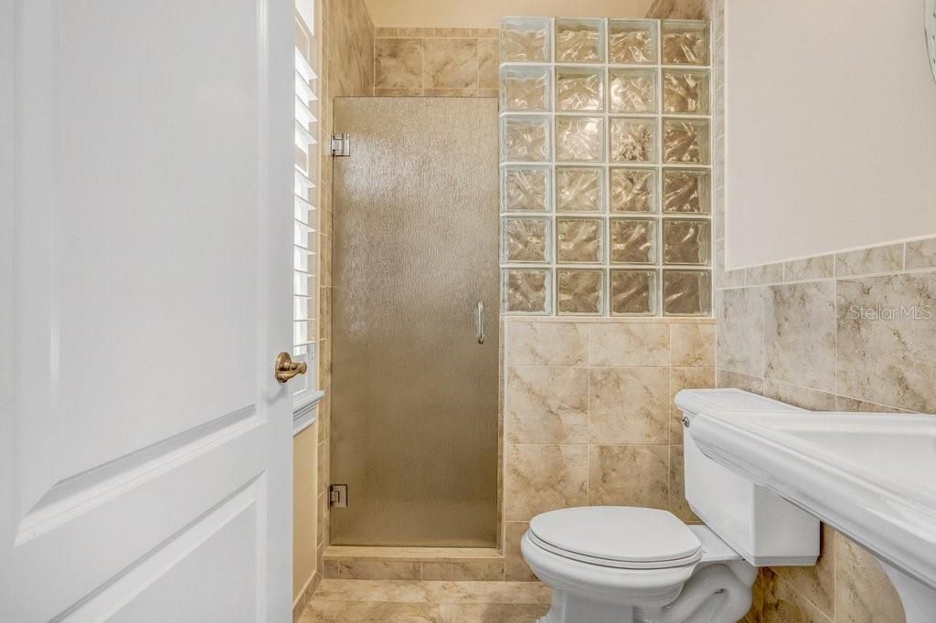 Bathroom, Glass Shower, Interior