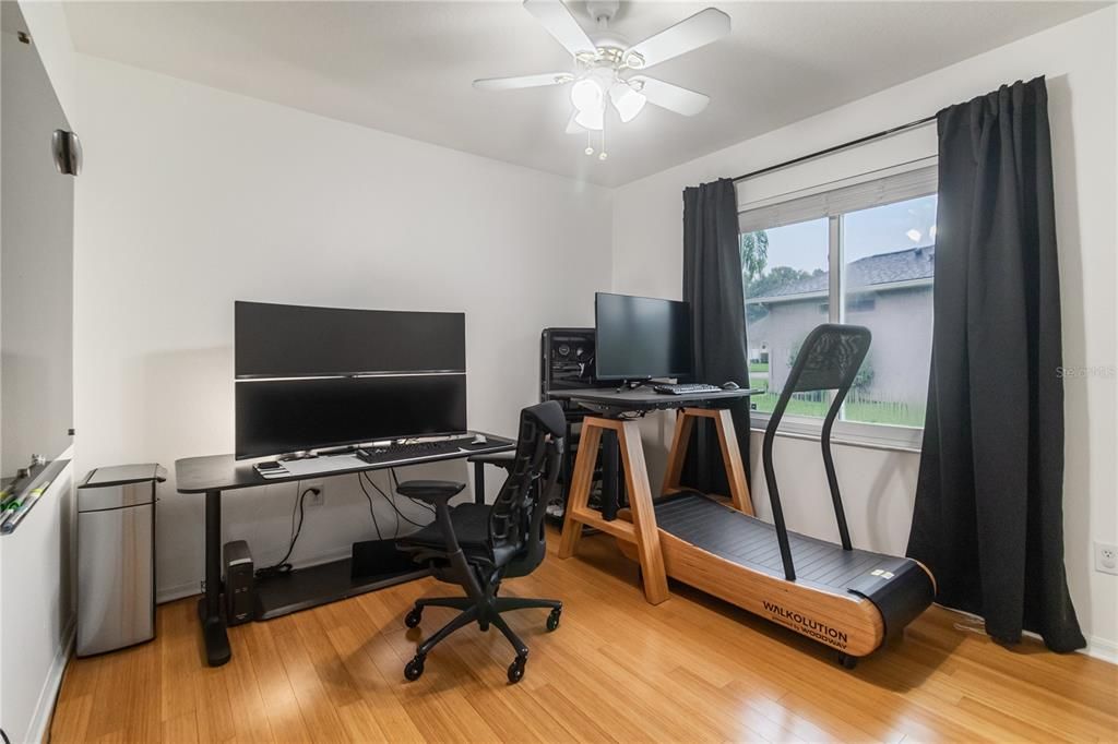 Home Office, Interior, Wood Texture Flooring
