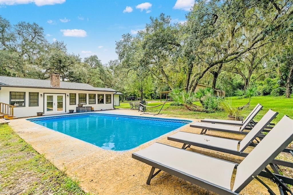 Backyard, Exterior, Pool