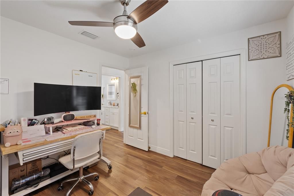 Home Office, Interior, Wood Texture Flooring