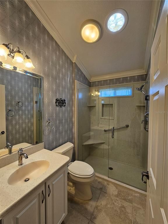 Bathroom, Glass Shower, Interior