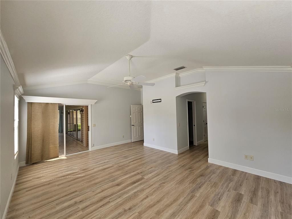 Empty room, Interior, Wood Texture Flooring