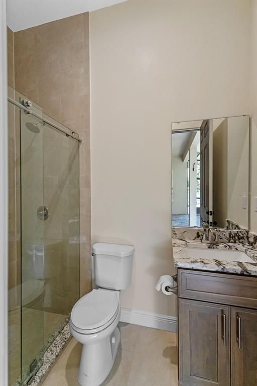 Bathroom, Glass Shower, Interior