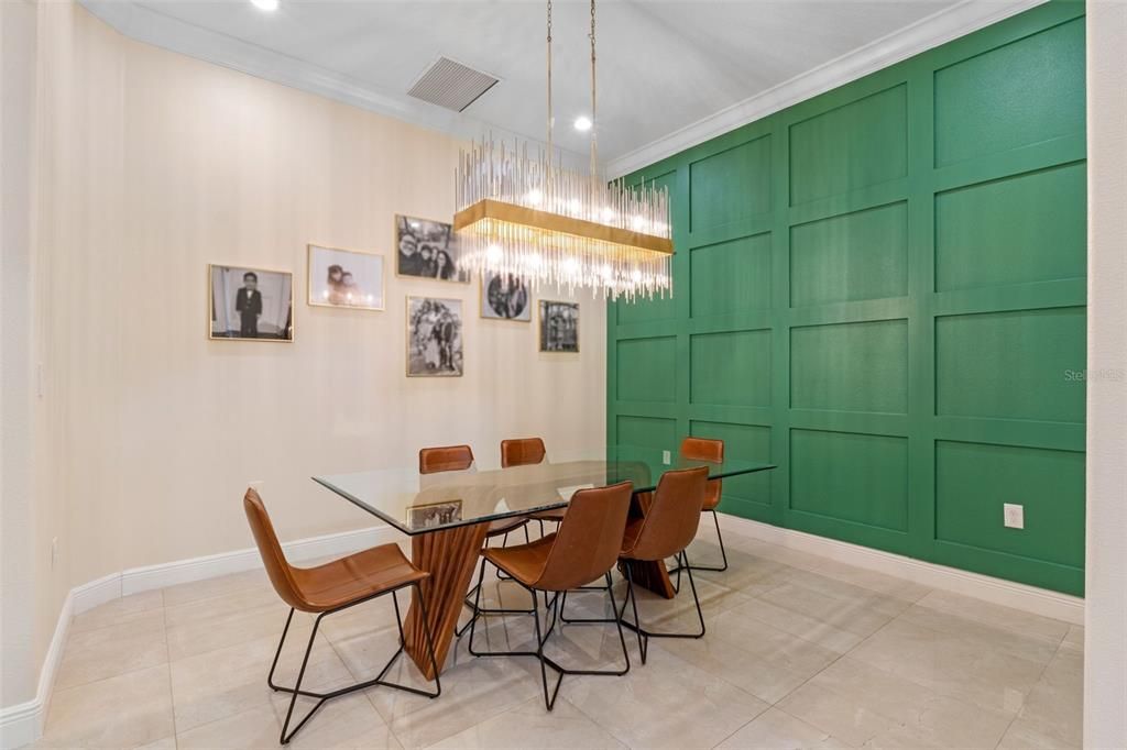 Chandelier, Dining room, Interior, Recessed Lighting