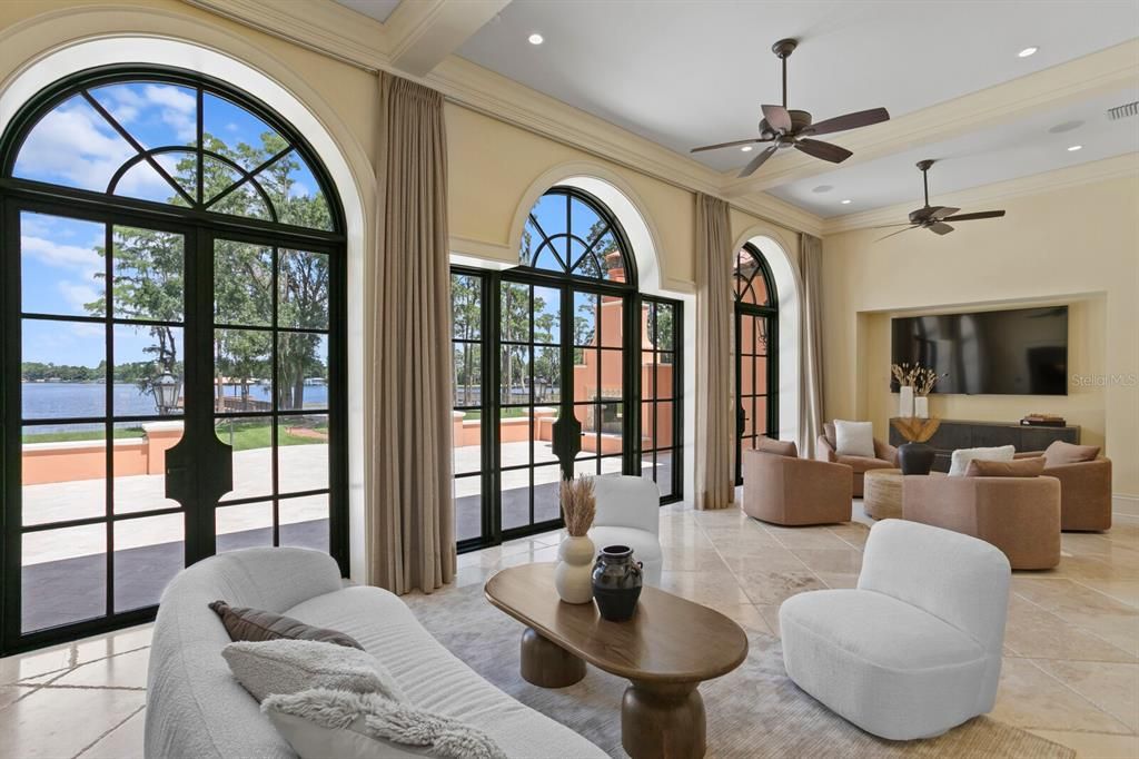 Interior, Living room, Recessed Lighting, Water