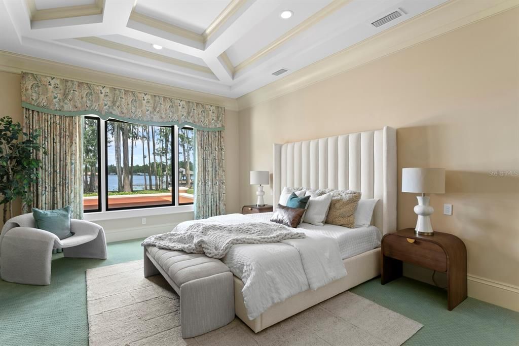 Bedroom, Interior, Recessed Lighting