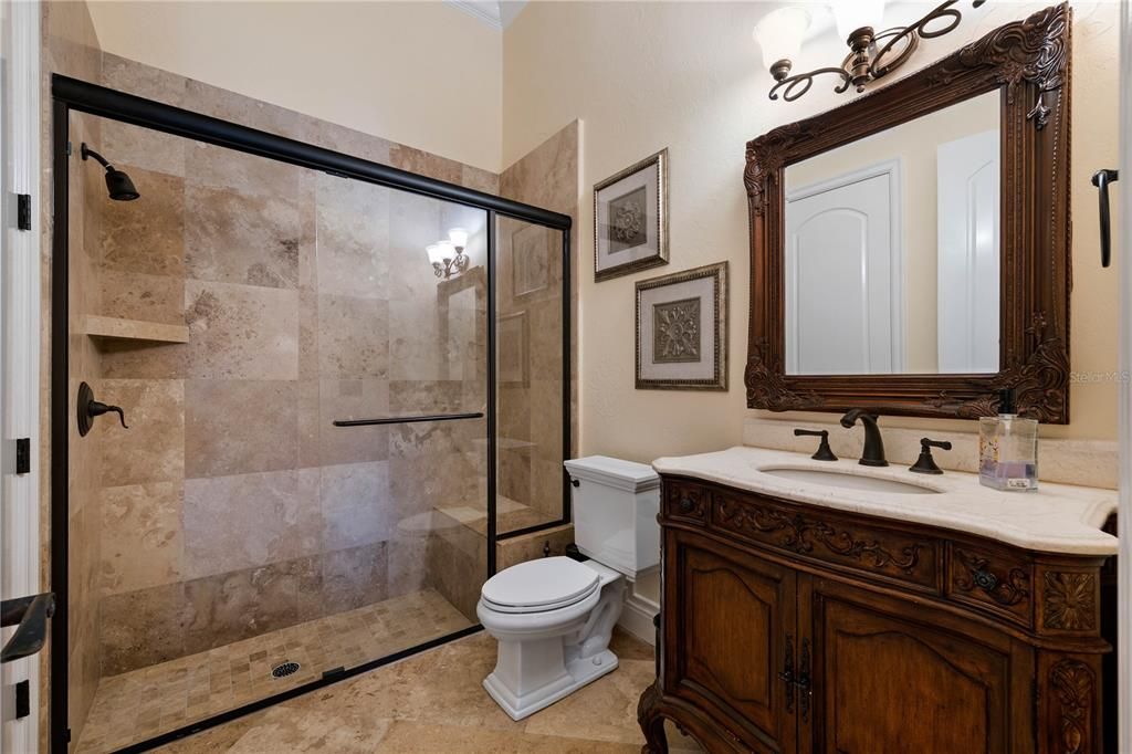 Bathroom, Glass Shower, Interior