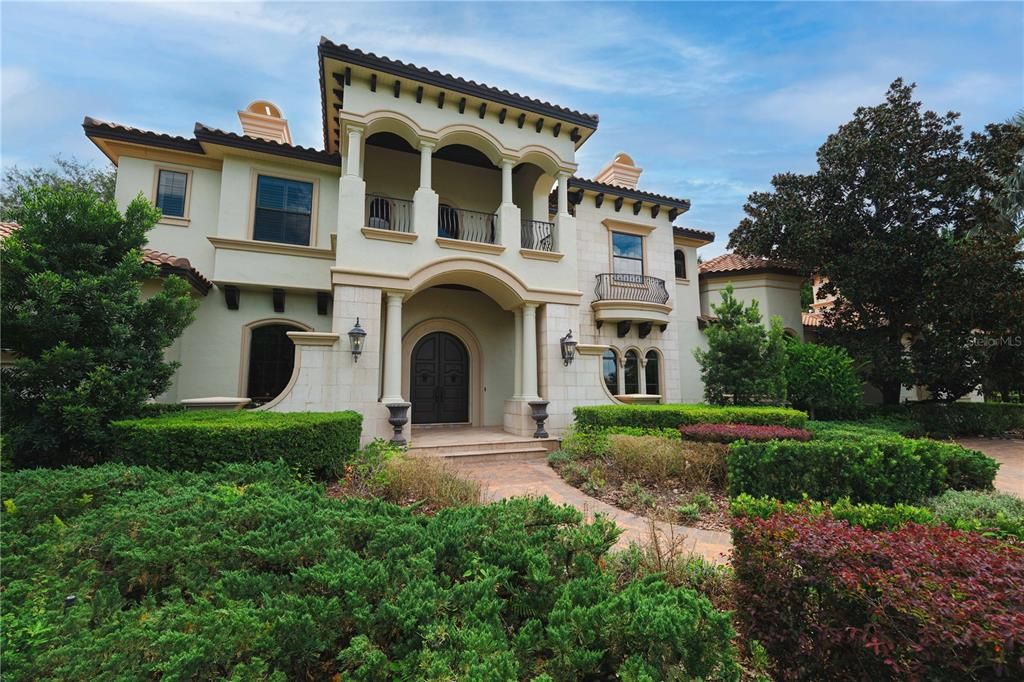 Backyard, Exterior, Facade, Mediterranean