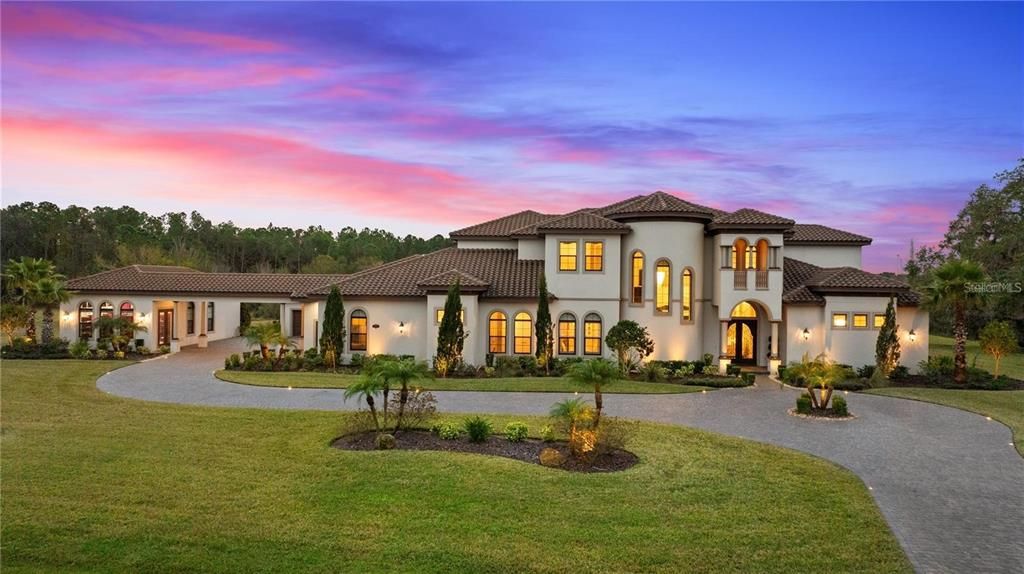 Backyard, Exterior, Facade, Mediterranean