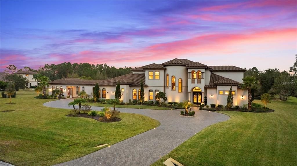 Backyard, Exterior, Facade, Mediterranean