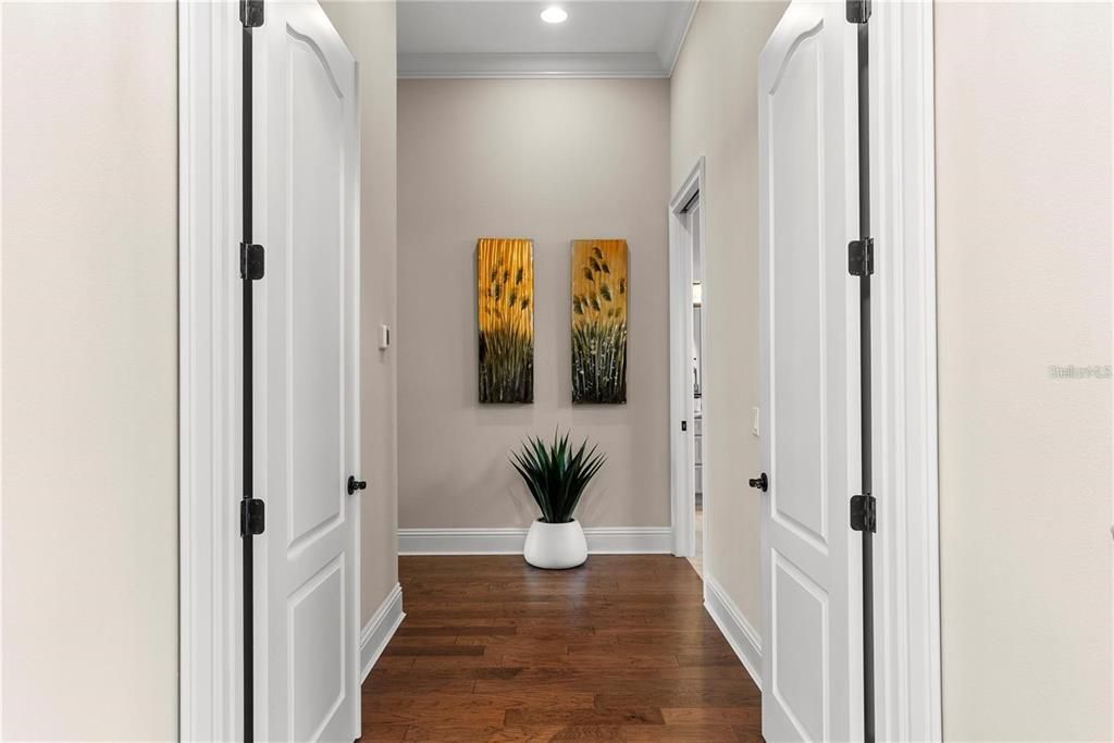 Interior, Recessed Lighting, Wood Texture Flooring