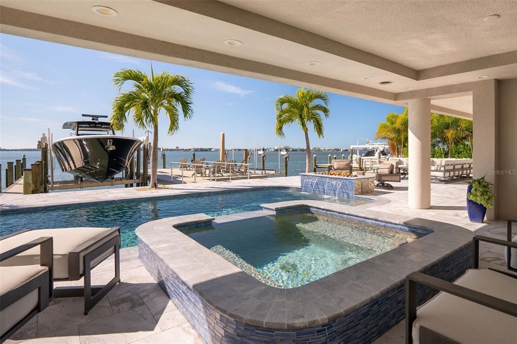 Exterior, Pool, Recessed Lighting, Water