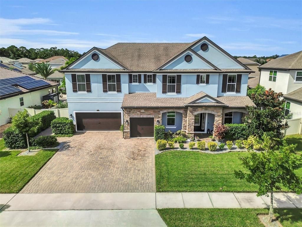 Attached, Exterior, Facade, Solar Panels, Farmhouse