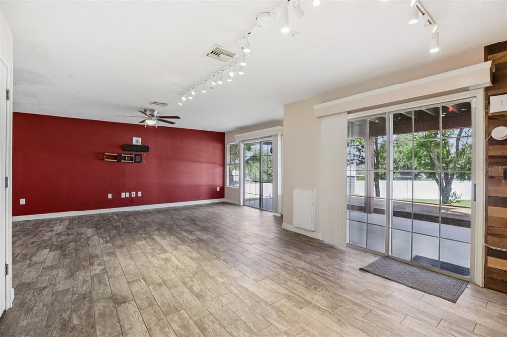 Empty room, Interior, Wood Texture Flooring