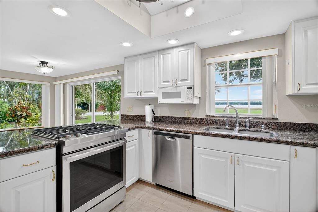 Interior, Kitchen, Recessed Lighting, Stainless Steel Appliances