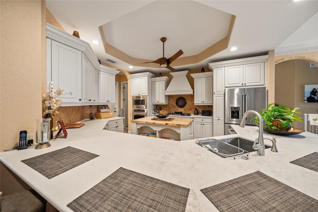 Interior, Kitchen, Recessed Lighting, Stainless Steel Appliances
