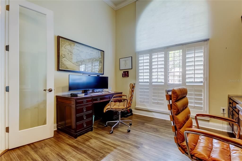 Home Office, Interior, Wood Texture Flooring
