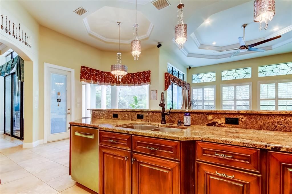 Interior, Kitchen, Pendant Lights, Recessed Lighting