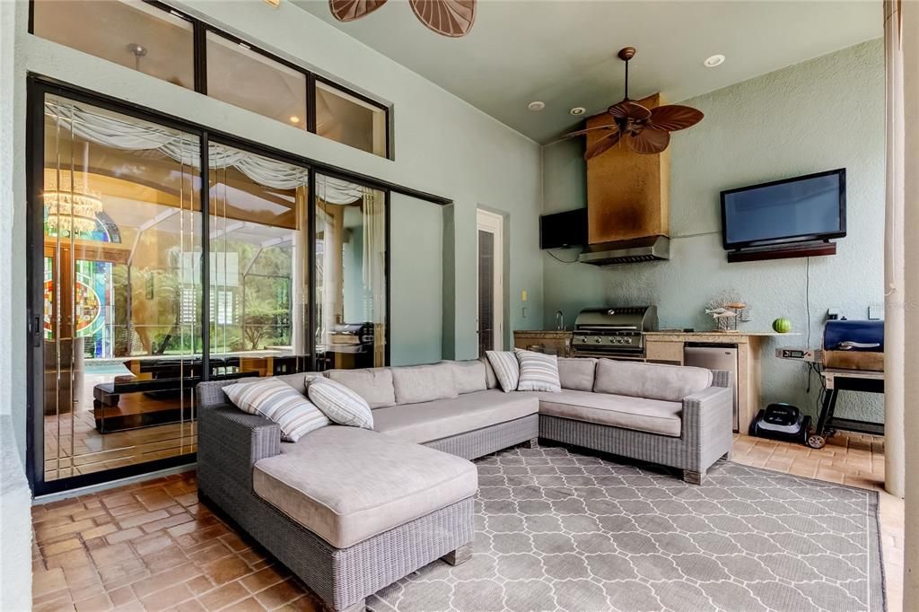 Interior, Living room, Recessed Lighting