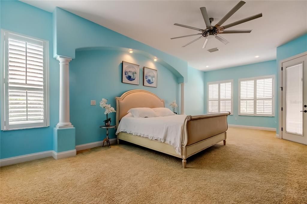 Bedroom, Interior, Recessed Lighting