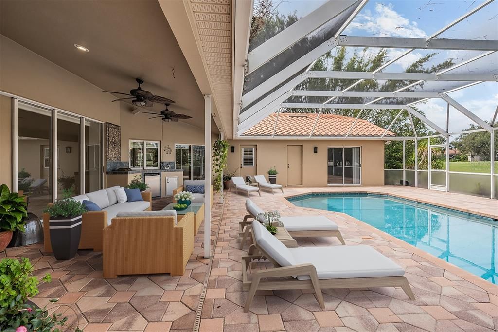 Glass Ceilings, Interior, Pool, Recessed Lighting, Sun Room