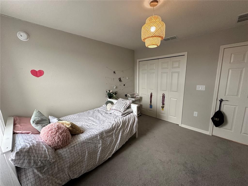Bedroom, Interior, Pendant Lights