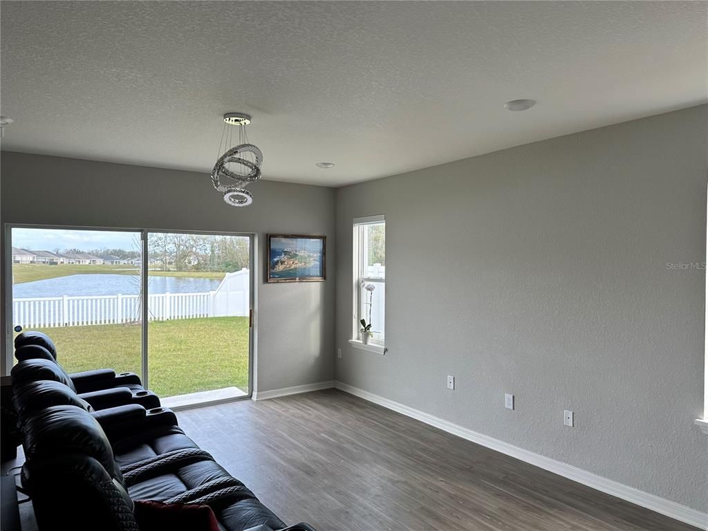 Interior, Pendant Lights, Water, Wood Texture Flooring