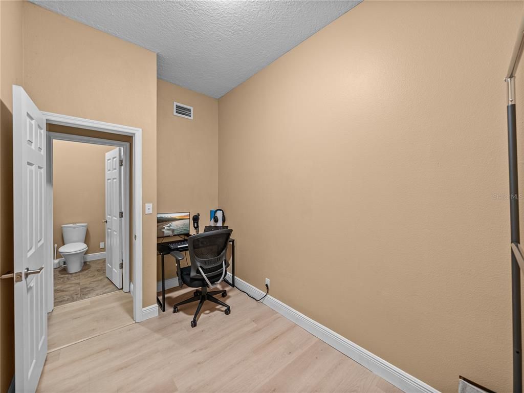 Bathroom, Home Office, Interior, Wood Texture Flooring