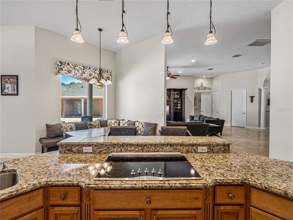 Interior, Living room, Pendant Lights, Recessed Lighting