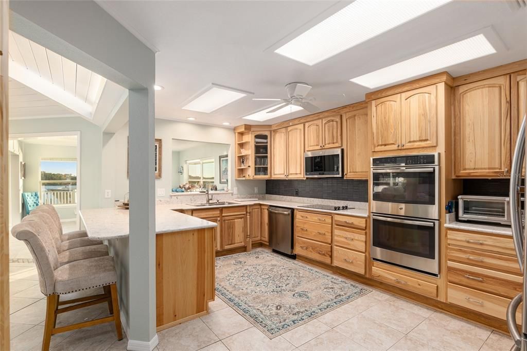 Interior, Kitchen, Recessed Lighting, Stainless Steel Appliances