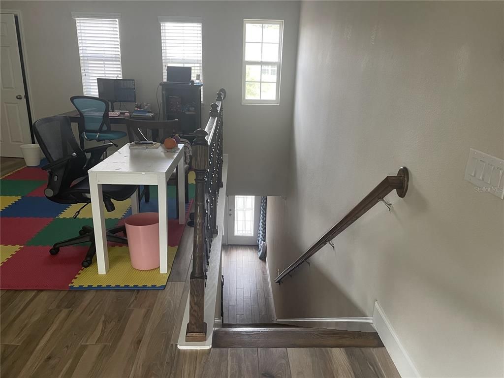 Home Office, Interior, Wood Texture Flooring