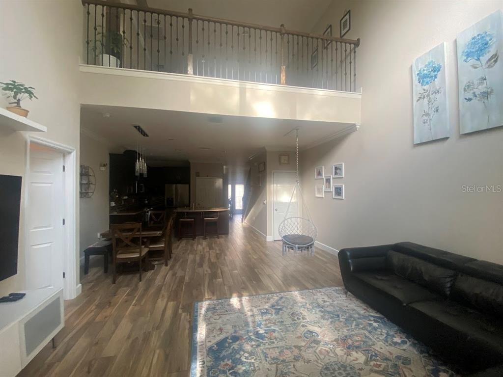 Dining room, Interior, Wood Texture Flooring