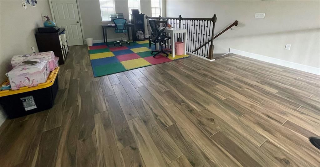 Home Office, Interior, Wood Texture Flooring