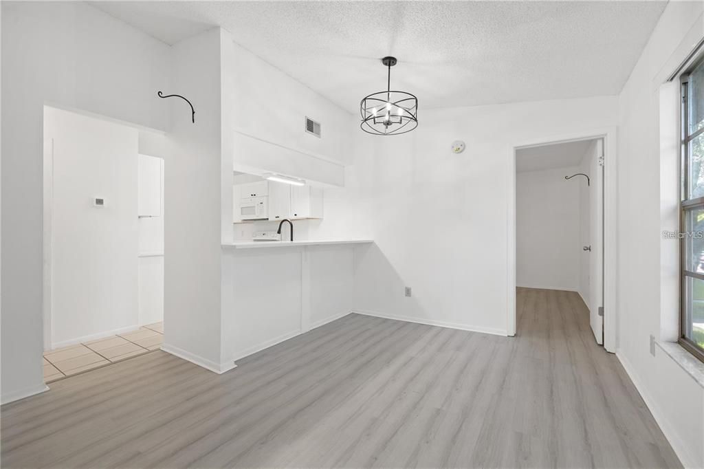 Interior, Kitchen, Wood Texture Flooring