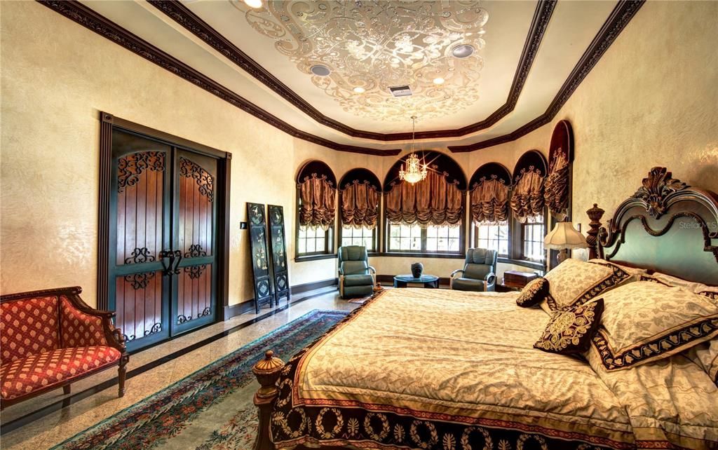 Bedroom, Interior, Pendant Lights