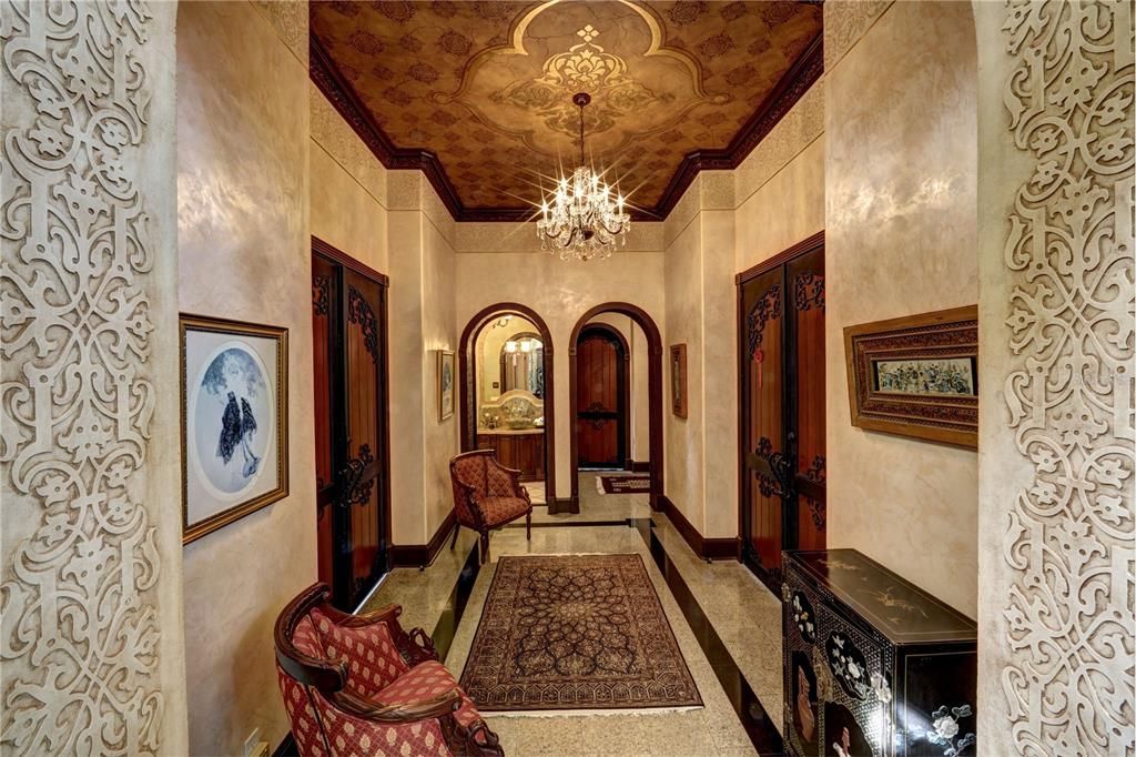 Chandelier, Interior