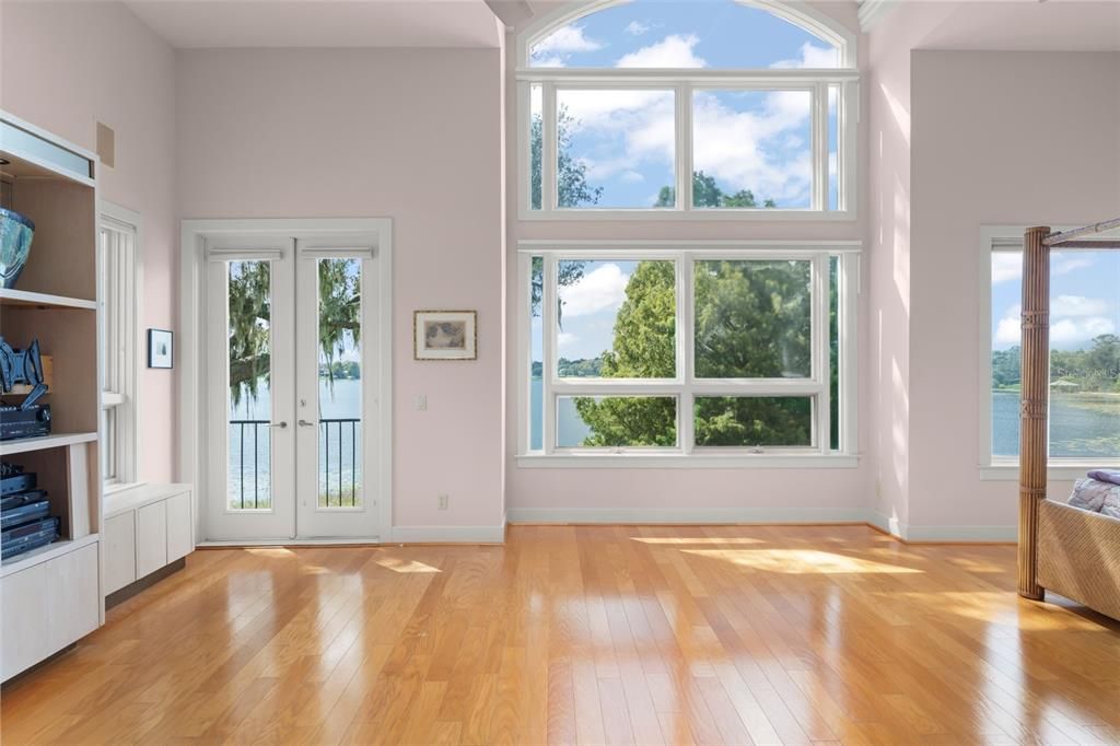 Empty room, Interior, Water, Wood Texture Flooring