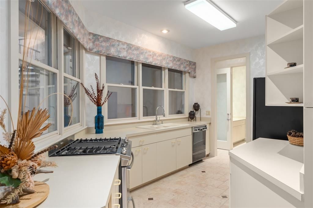 Interior, Kitchen, Recessed Lighting, Stainless Steel Appliances